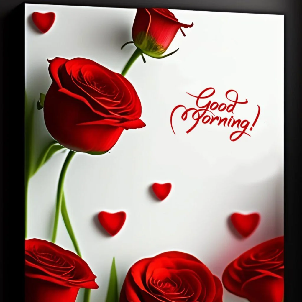 good morning rose Suprabhat Images