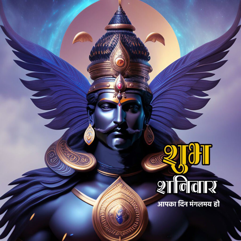 God shani Dev Digital Colorful Photo