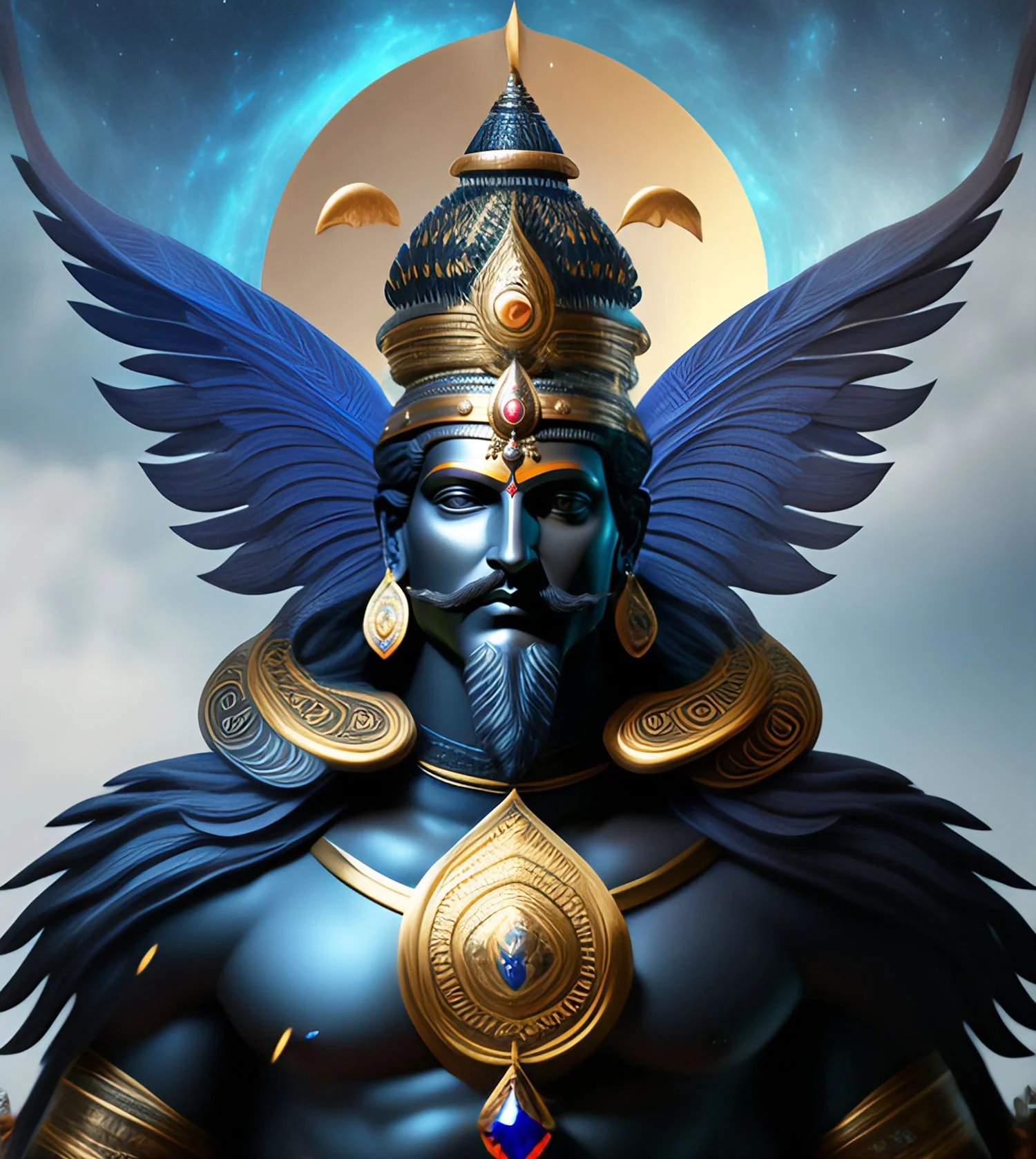 Shani Dev Digital Art Hd Photo