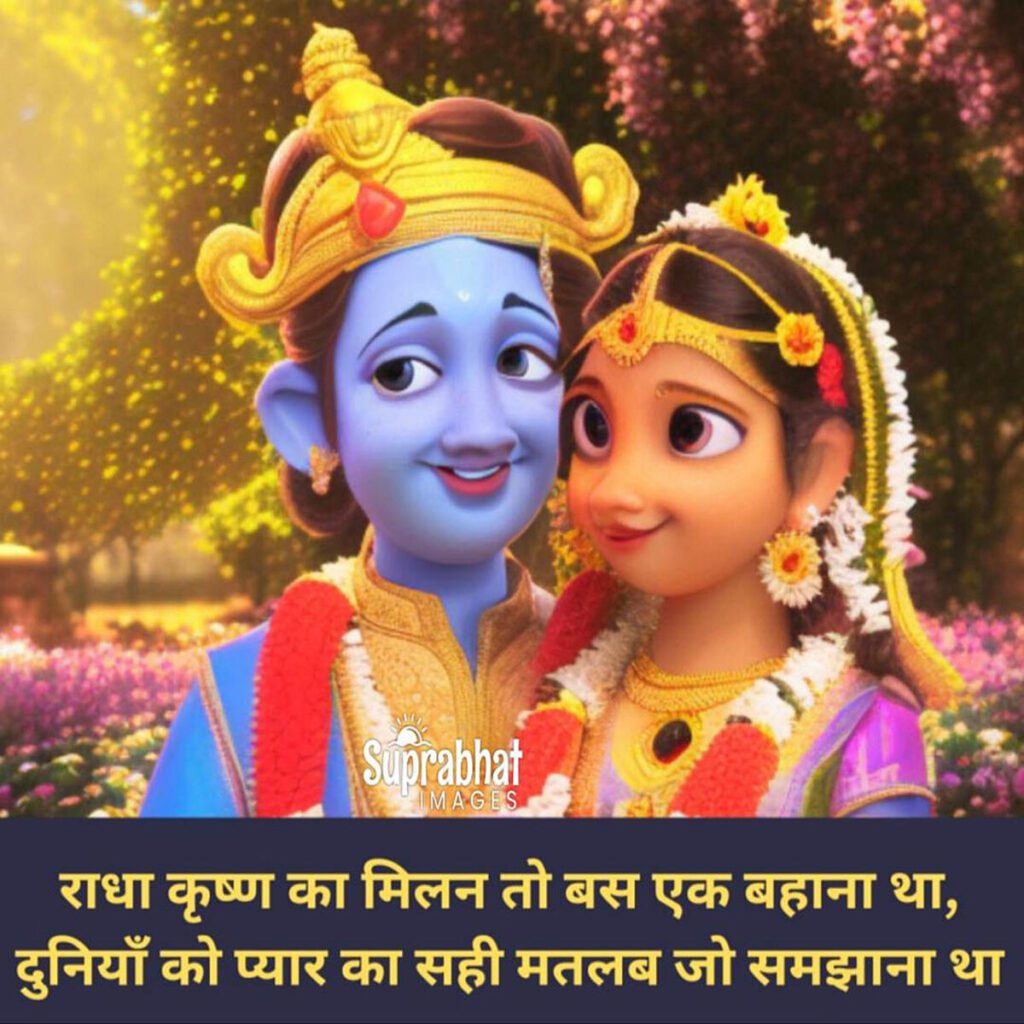 Lord Krishna Images with hindi quotes